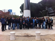 بالصور: طلاب مدرسة أجيال يلتقون البروفيسور يوسف جبارين في التخنيون - حيفا